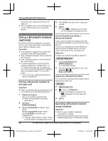 Preview for 74 page of Panasonic KX-TGF973 Operating Instructions Manual