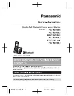 Preview for 1 page of Panasonic KX-TGH260 Operating Instructions Manual