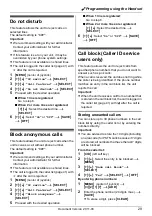 Предварительный просмотр 29 страницы Panasonic KX-TGP551 T04 User Manual