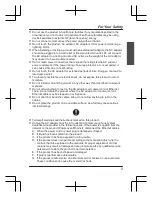 Preview for 3 page of Panasonic KX-TGP600 Important Information Manual