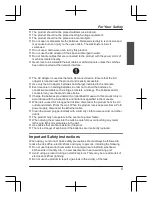 Preview for 5 page of Panasonic KX-TGP600 Important Information Manual