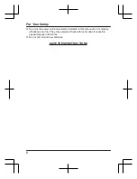 Preview for 6 page of Panasonic KX-TGP600 Important Information Manual