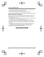 Preview for 96 page of Panasonic KX-TGP600 Important Information Manual