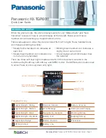 Preview for 1 page of Panasonic KX-TGP600 Quick User Manual