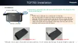 Preview for 3 page of Panasonic KX-TGP700 Installation