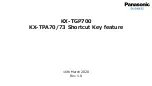 Preview for 1 page of Panasonic KX-TGP700 Manual