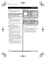 Предварительный просмотр 11 страницы Panasonic KX-TU311E Operating Instructions Manual