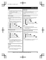 Предварительный просмотр 15 страницы Panasonic KX-TU311E Operating Instructions Manual