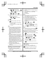 Предварительный просмотр 21 страницы Panasonic KX-TU311E Operating Instructions Manual