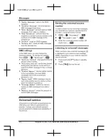 Предварительный просмотр 22 страницы Panasonic KX-TU311E Operating Instructions Manual