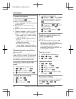 Предварительный просмотр 24 страницы Panasonic KX-TU311E Operating Instructions Manual