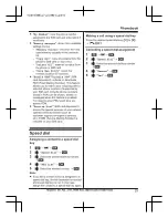 Предварительный просмотр 25 страницы Panasonic KX-TU311E Operating Instructions Manual