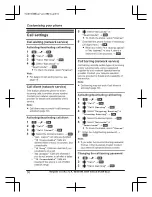 Предварительный просмотр 30 страницы Panasonic KX-TU311E Operating Instructions Manual