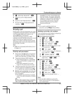 Предварительный просмотр 31 страницы Panasonic KX-TU311E Operating Instructions Manual