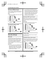 Предварительный просмотр 32 страницы Panasonic KX-TU311E Operating Instructions Manual