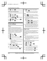 Предварительный просмотр 34 страницы Panasonic KX-TU311E Operating Instructions Manual