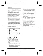 Предварительный просмотр 36 страницы Panasonic KX-TU311E Operating Instructions Manual