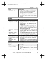 Предварительный просмотр 39 страницы Panasonic KX-TU311E Operating Instructions Manual