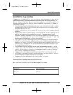 Предварительный просмотр 41 страницы Panasonic KX-TU311E Operating Instructions Manual