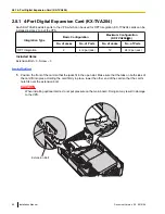 Preview for 60 page of Panasonic KX-TVA50 Installation Manual