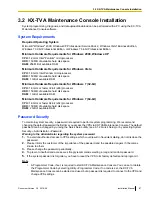 Preview for 87 page of Panasonic KX-TVA50 Installation Manual