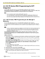 Предварительный просмотр 112 страницы Panasonic KX-TVA50 Installation Manual