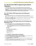 Preview for 149 page of Panasonic KX-TVA50 Installation Manual