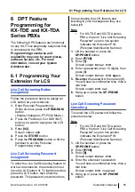 Preview for 55 page of Panasonic KX-TVM50 Manual