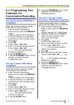 Preview for 57 page of Panasonic KX-TVM50 Manual