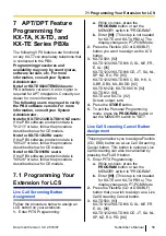 Preview for 59 page of Panasonic KX-TVM50 Manual