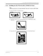 Preview for 39 page of Panasonic KX-TVS75 Installation Manual