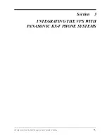 Preview for 53 page of Panasonic KX-TVS75 Installation Manual