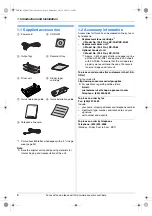 Предварительный просмотр 6 страницы Panasonic KXFLB881 - Network Multifunction Laser... Operating Instructions Manual