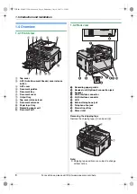 Предварительный просмотр 8 страницы Panasonic KXFLB881 - Network Multifunction Laser... Operating Instructions Manual