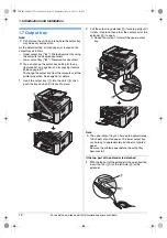 Предварительный просмотр 12 страницы Panasonic KXFLB881 - Network Multifunction Laser... Operating Instructions Manual