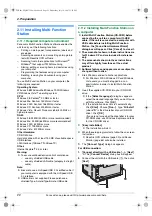 Предварительный просмотр 22 страницы Panasonic KXFLB881 - Network Multifunction Laser... Operating Instructions Manual