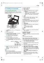 Предварительный просмотр 37 страницы Panasonic KXFLB881 - Network Multifunction Laser... Operating Instructions Manual