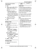 Предварительный просмотр 17 страницы Panasonic KXTG7431 - EXPAND CORDLESS ANS SYS Operating Instructions Manual