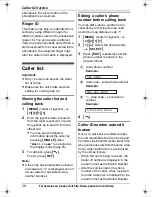 Предварительный просмотр 28 страницы Panasonic KXTG7431 - EXPAND CORDLESS ANS SYS Operating Instructions Manual