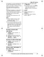 Предварительный просмотр 29 страницы Panasonic KXTG7431 - EXPAND CORDLESS ANS SYS Operating Instructions Manual