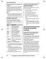 Предварительный просмотр 34 страницы Panasonic KXTG7431 - EXPAND CORDLESS ANS SYS Operating Instructions Manual