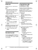 Предварительный просмотр 38 страницы Panasonic KXTG7431 - EXPAND CORDLESS ANS SYS Operating Instructions Manual