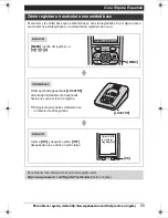 Предварительный просмотр 55 страницы Panasonic KXTG7431 - EXPAND CORDLESS ANS SYS Operating Instructions Manual