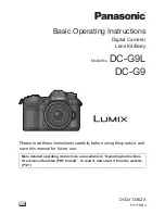 Panasonic Lumix DC-G9 Basic Operating Instructions Manual preview