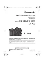 Preview for 1 page of Panasonic LUMIX DC-G9M Basic Operating Instructions Manual