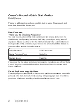 Preview for 2 page of Panasonic Lumix DC-GH5M2 Owner'S Manual