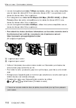 Предварительный просмотр 118 страницы Panasonic Lumix DC-GH5M2 Quick Start Manual