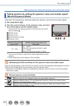 Preview for 70 page of Panasonic LUMIX DC-TZ95D Operating Instructions For Advanced Features