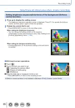 Preview for 85 page of Panasonic LUMIX DC-TZ95D Operating Instructions For Advanced Features