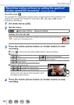 Preview for 86 page of Panasonic LUMIX DC-TZ95D Operating Instructions For Advanced Features